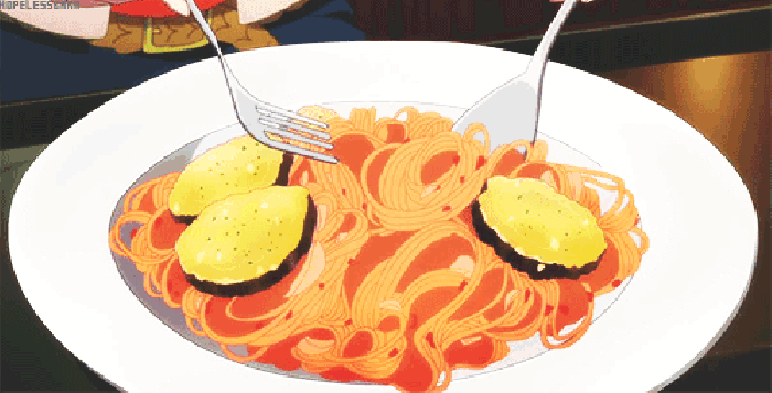 二次元的美食 动态图 gif 美食 二次元 动漫 p站