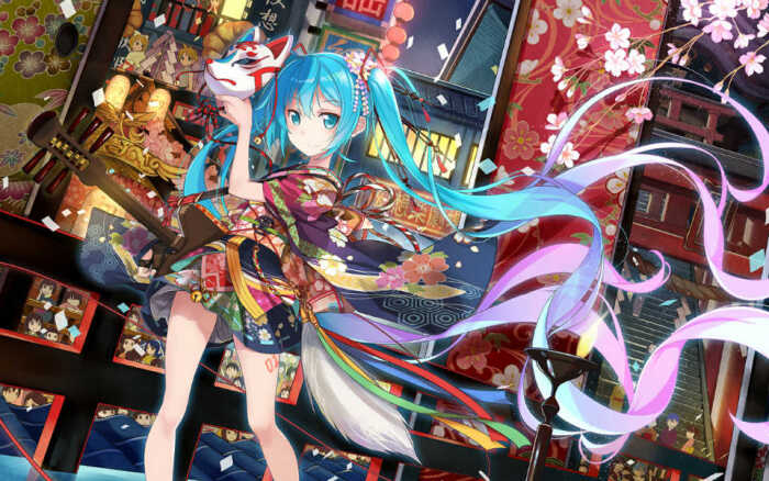 初音未来美图 壁纸 桌面 唯美 动漫 二次元 美女 霸气 可爱 萌系 miku