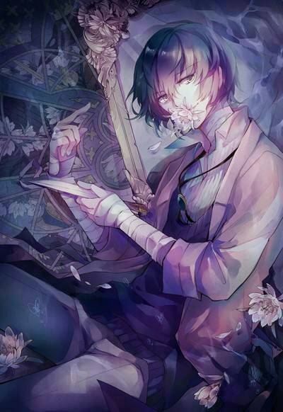 [清酒朝醉]美男子,暗色调,金瞳,魔幻
