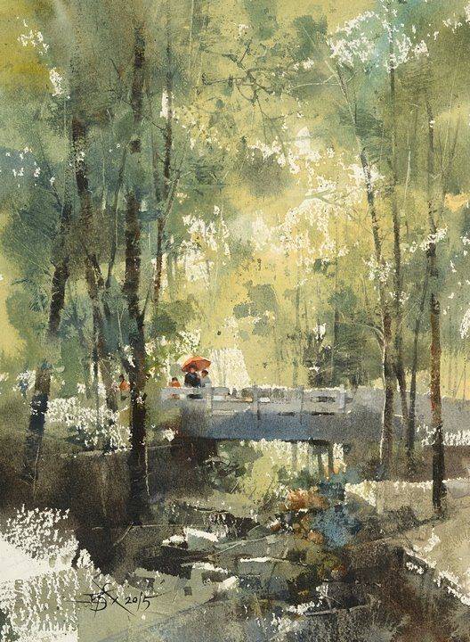 chien chung wei(简忠威)绘画作品一组(转)建筑的光和影,水彩的世界