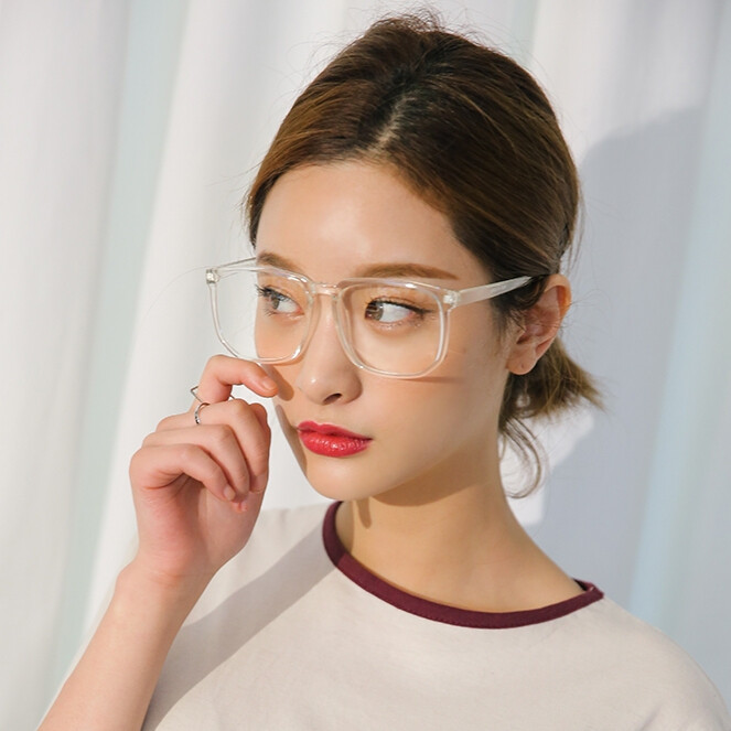 韩国官网直邮stylenanda休闲魅力简单透明框架眼镜