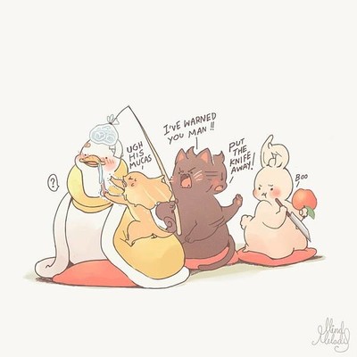 泰国插画师mindmelody,韩国插画师chicaloca 泰国画家mindmelody