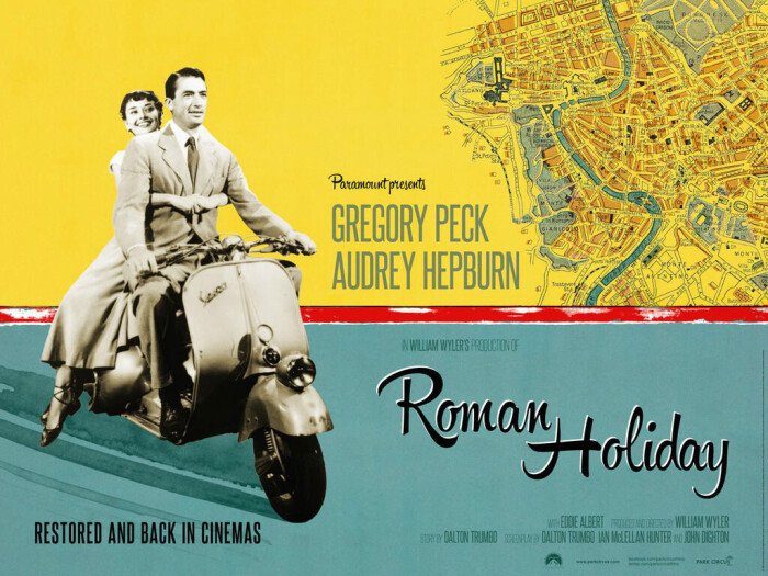 《罗马假日》(roman holiday)是1953年由美国派拉蒙公司拍摄