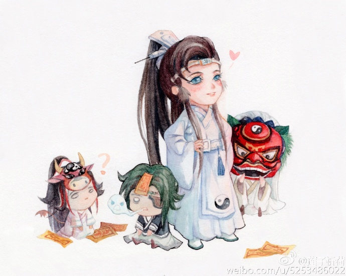 史艳文# 说好的q版九宫格,基本都是7月摸的智障鱼,非常无耻地做个群