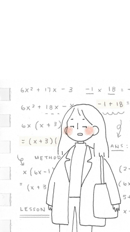 少女 数学 算式 英文-堆糖,美好生活研究所