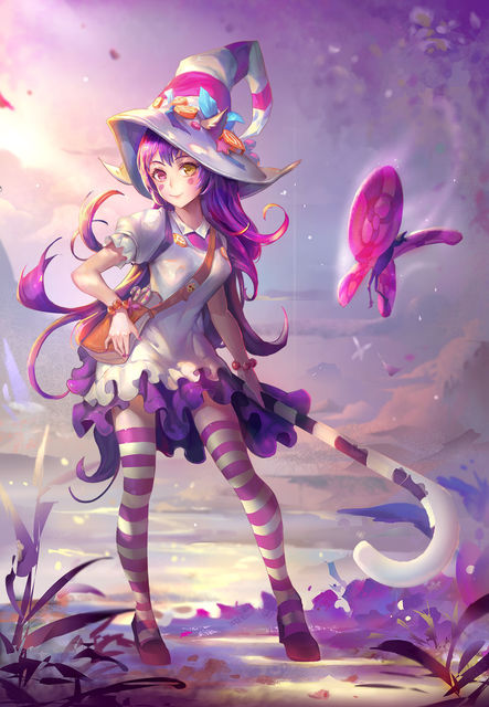 英雄联盟 lol 璐璐 萌图 可爱 仙灵女巫 游戏
