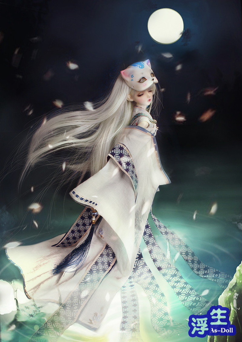 浮生-古装和服 sd娃娃 bjd 古装娃娃 古风 唯美 手机壁纸 头像