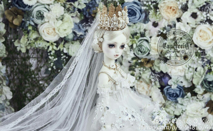 sd娃娃 bjd娃娃 日本 漫画 动漫 欧美 婚纱 婚礼 手工 裙子 萝莉 少女