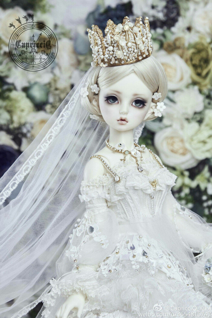 sd娃娃 bjd娃娃 日本 漫画 动漫 欧美 婚纱 婚礼 手工 裙子 萝莉 少女