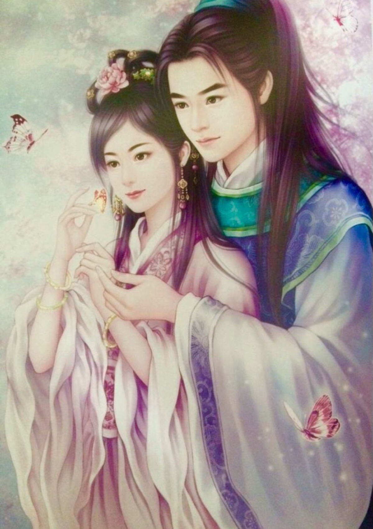 古装手绘美女 古风美人
