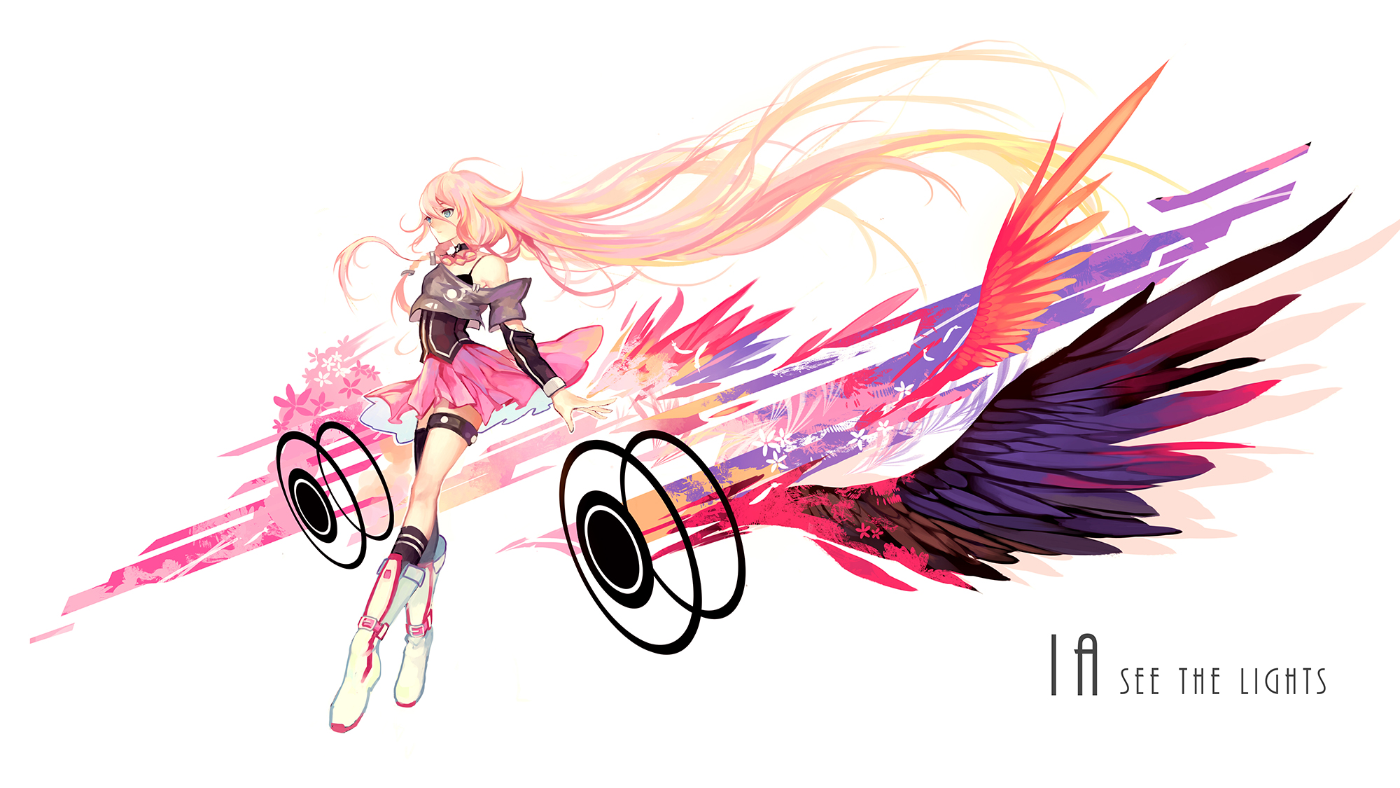 ia vocaloid v家 歌姬 华美 绚丽 插画 p站 画室 同人 可爱 少女 二