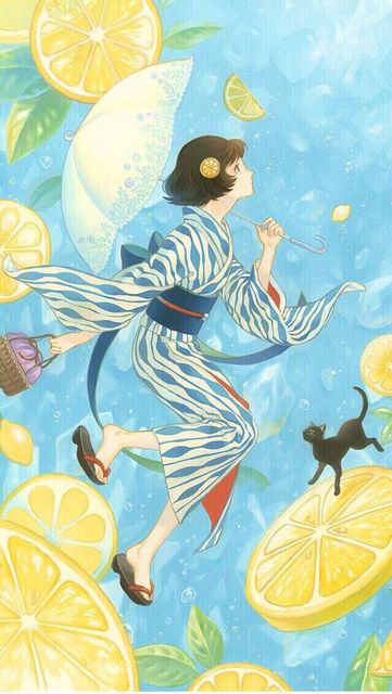 柠檬汽水中的女孩子