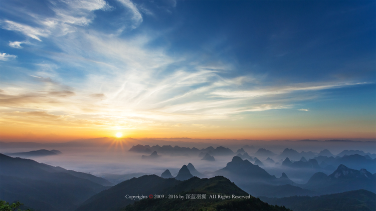 紫气东来卧佛身(桂林尧山)-风景摄影-po