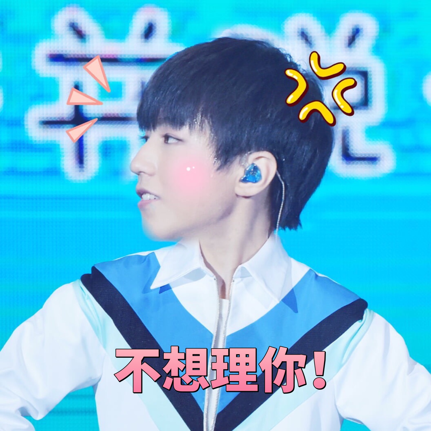 王俊凯##tfboys王俊凯#可爱饭制表情包