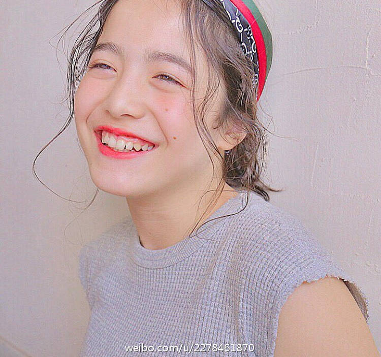 山田直美# 13岁日法混血美少女 模特 女生头像