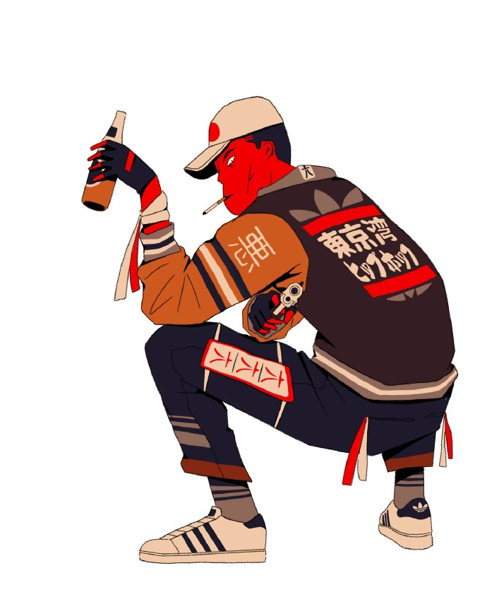 【阿根廷插画家 mau lencinas 嘻哈风格插画作品】