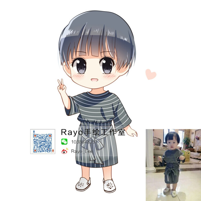 【rayo手绘工作室】定制卡通头像 动漫 男头 美少年 插画 唯美 动漫