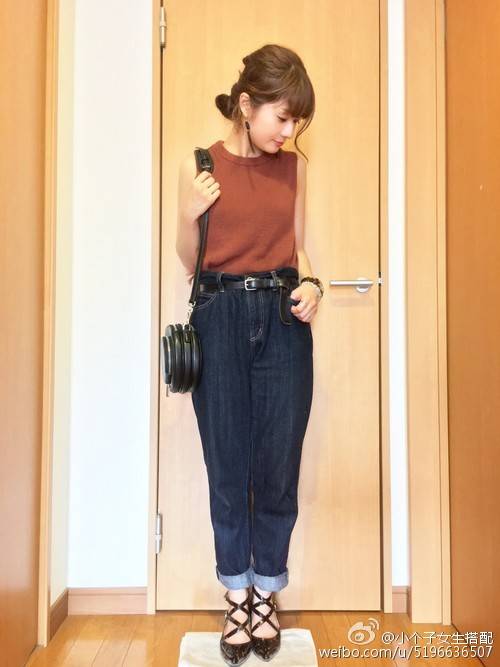 152女生和175男生合影,150和175情侣身高图 小个子女生搭配 chimochii 身高:152cm