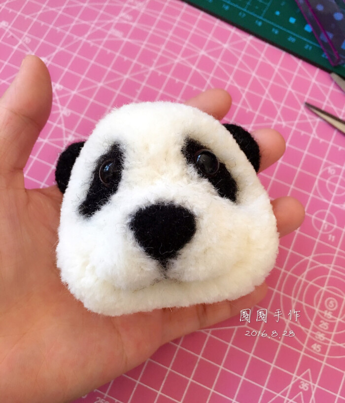 毛线球动物系列之熊猫宝宝-堆糖,美好生活研究