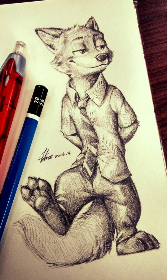 疯狂动物城,zootopia,手绘,朱迪尼克,cp,头像,国外画师,同人,美哭