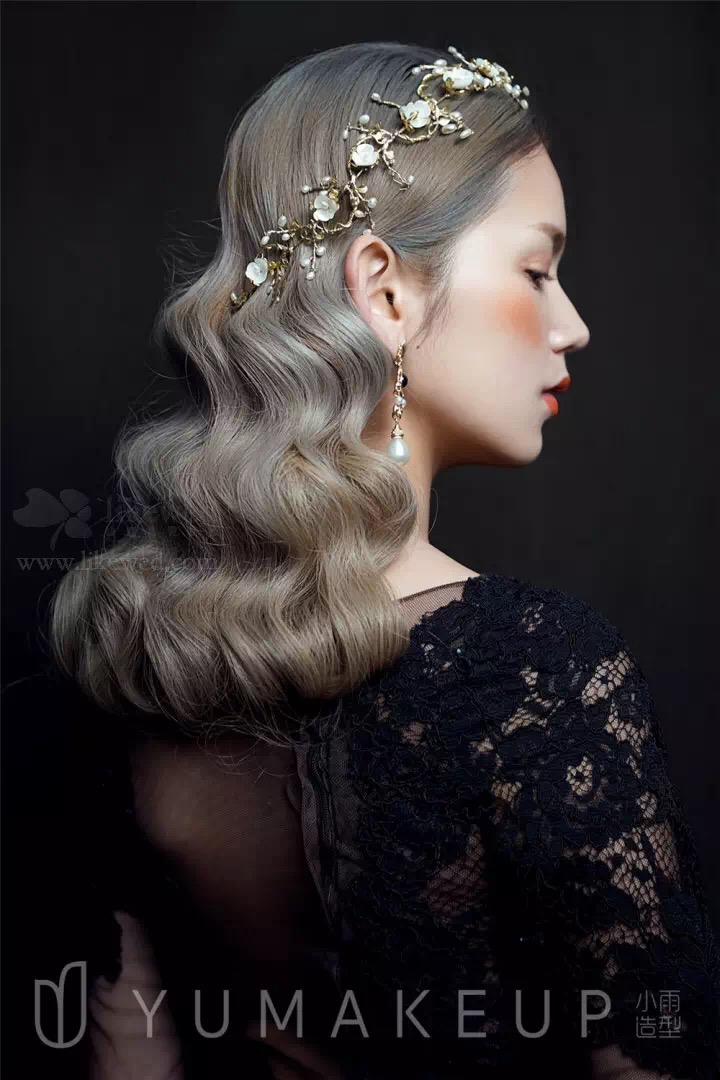 新娘造型 新娘发型 盘发 韩式 唯美 仙子 编发