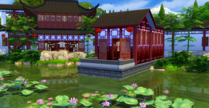 古代房屋 古代背景 古代场景 古风 竹屋 木屋 室内 风景