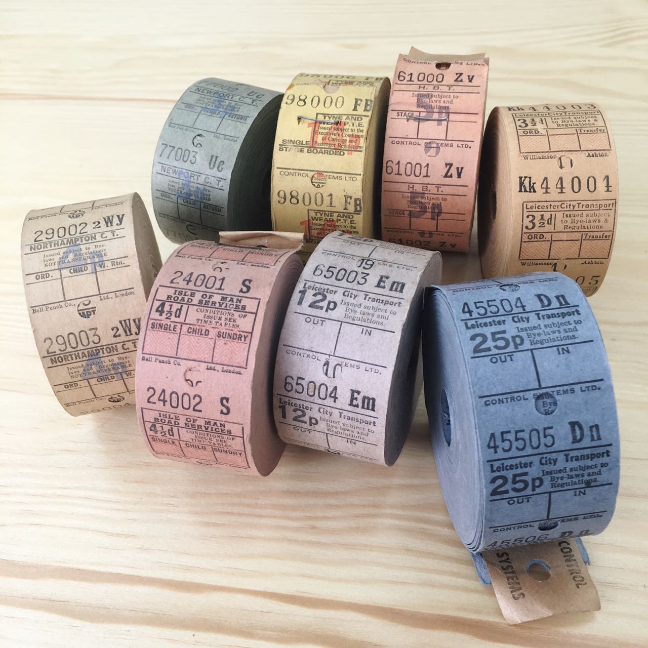 代购【现货】英国复古车票 vintage tickets 12款入