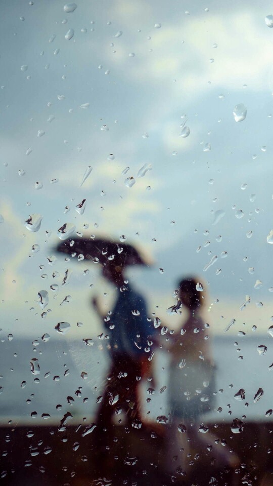 下雨天 爱 高清壁纸