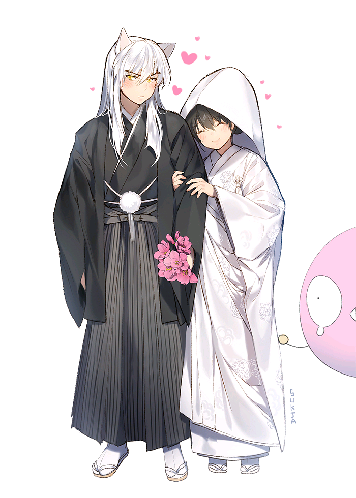 《犬夜叉》 犬夜叉 かごめ 七宝[画师:sukja]侵删