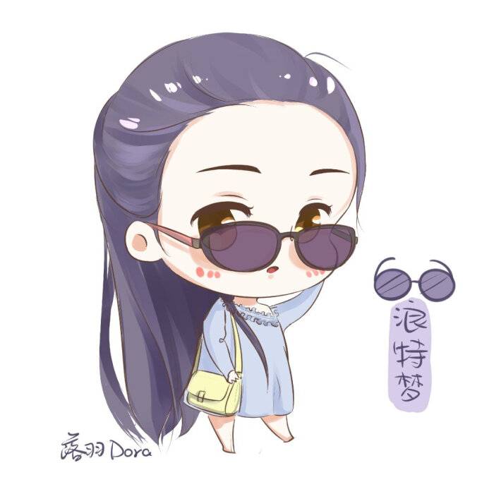赵丽颖_q版_手绘_换脸_制图
