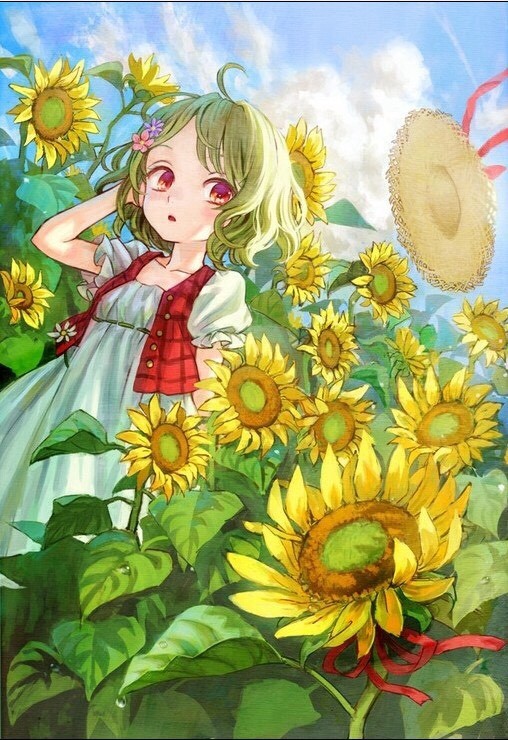 二次元少女向日葵