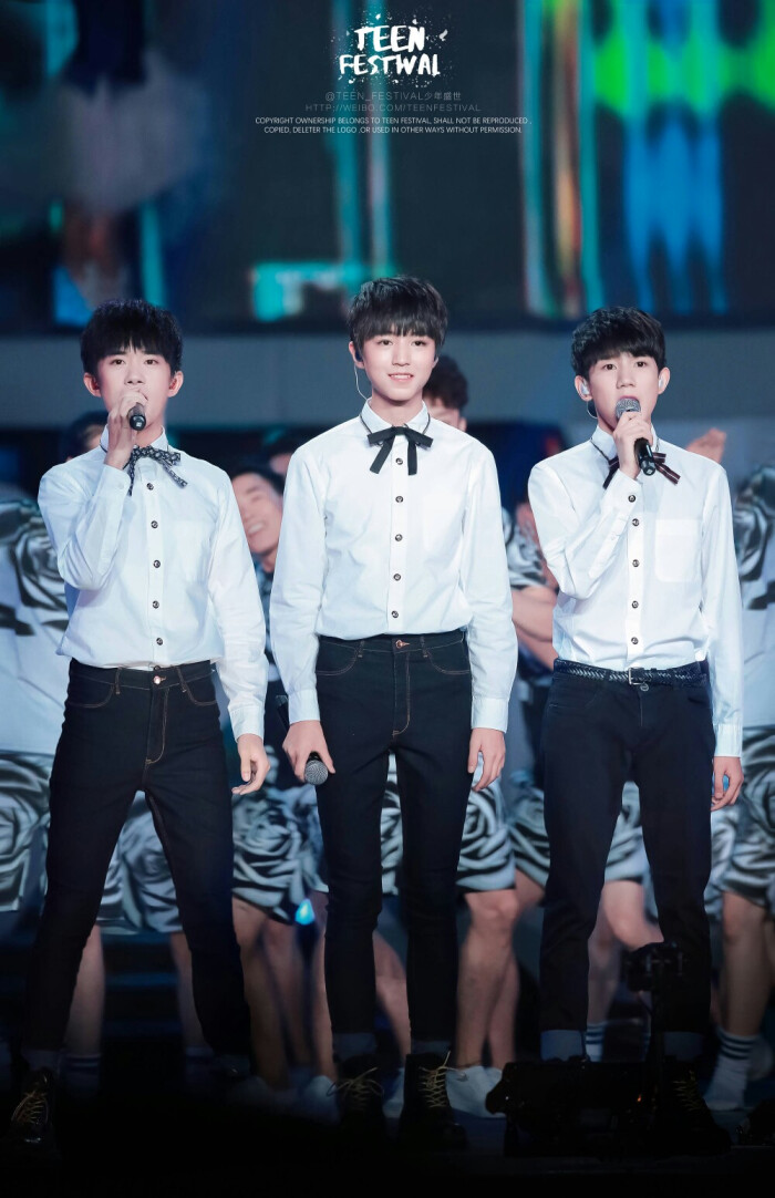 易烊千玺 #王俊凯 #王源 #tfboys 央视中秋晚会 高清 帅