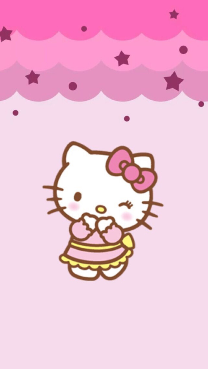 iphone 壁纸 hello kitty 凯蒂