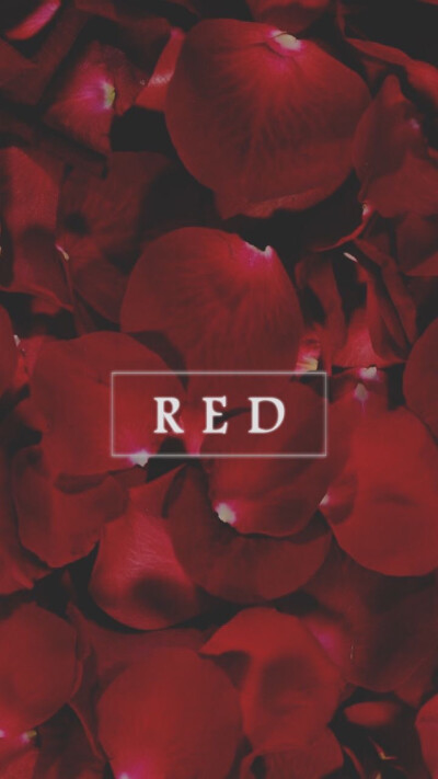 手机壁纸-{红色red}