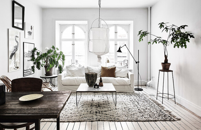 【瑞典明亮系白色公寓】北欧居家风格因为气候与自然资源的影响,即使