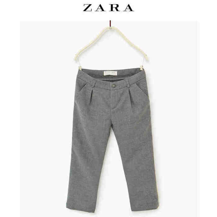 zara 童装 褶裥长裤