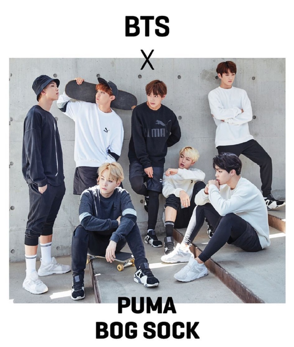 防弹少年团 bts x puma