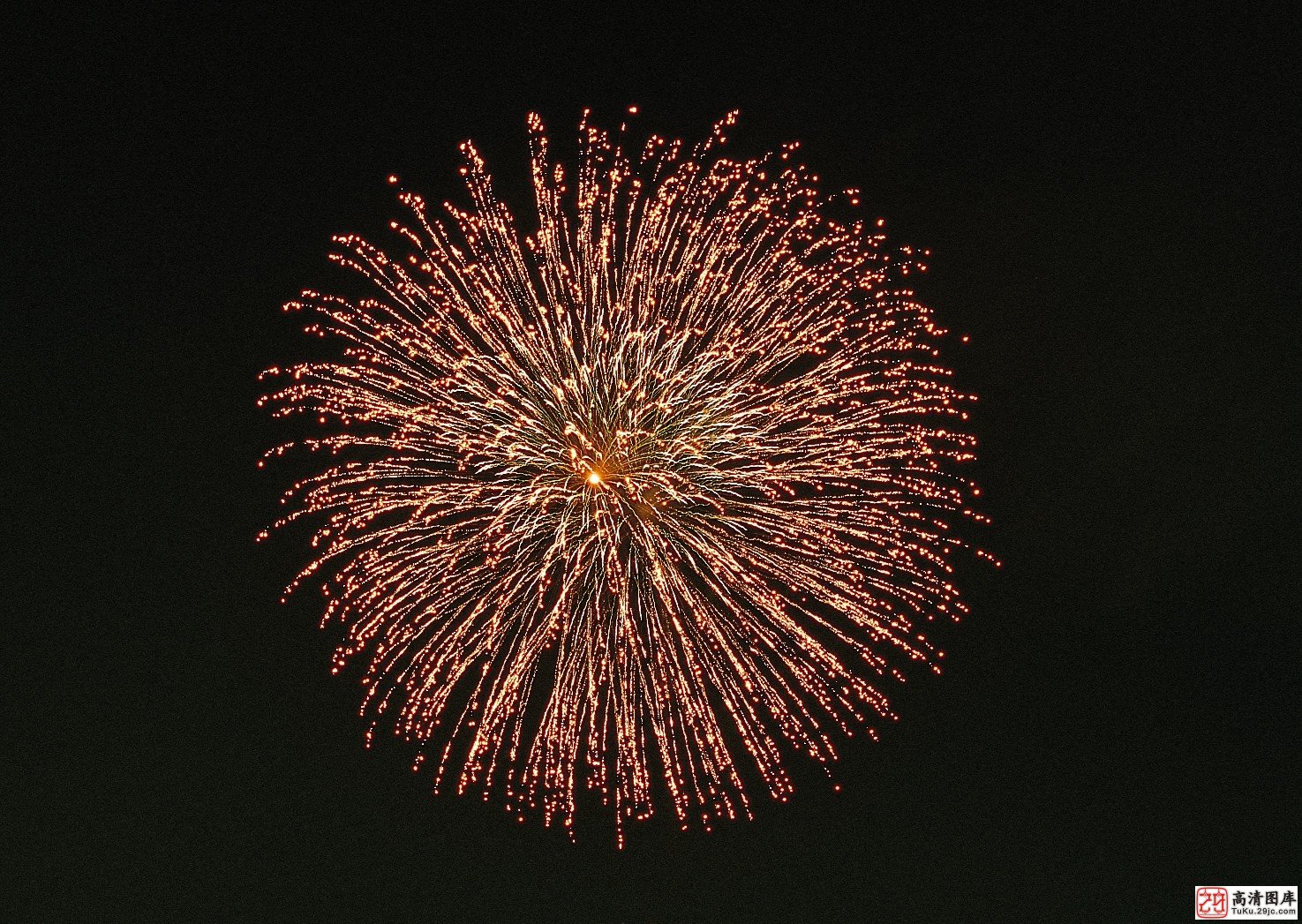 夜空中炸开的美丽烟花高清图片25(tuku.29jc.