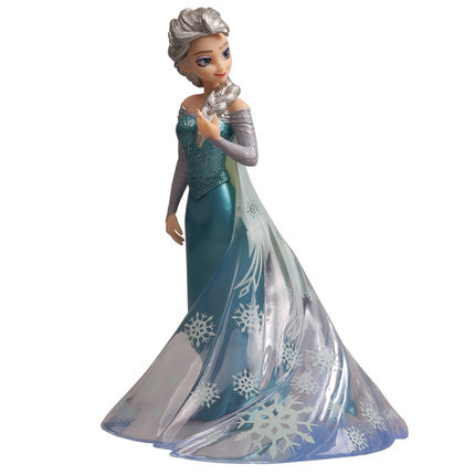 过影 冰雪奇缘 艾莎女王 公主 精美模型 手办摆件玩具 女孩礼物