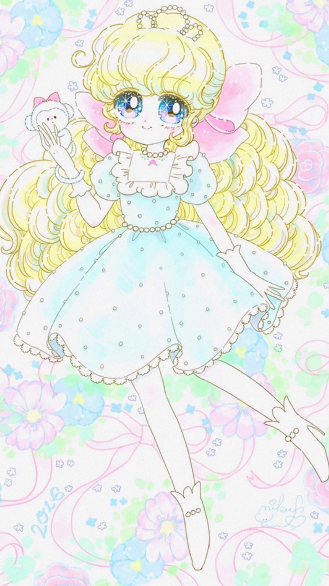 微博壁纸集-萌萌少女心系列手机壁纸