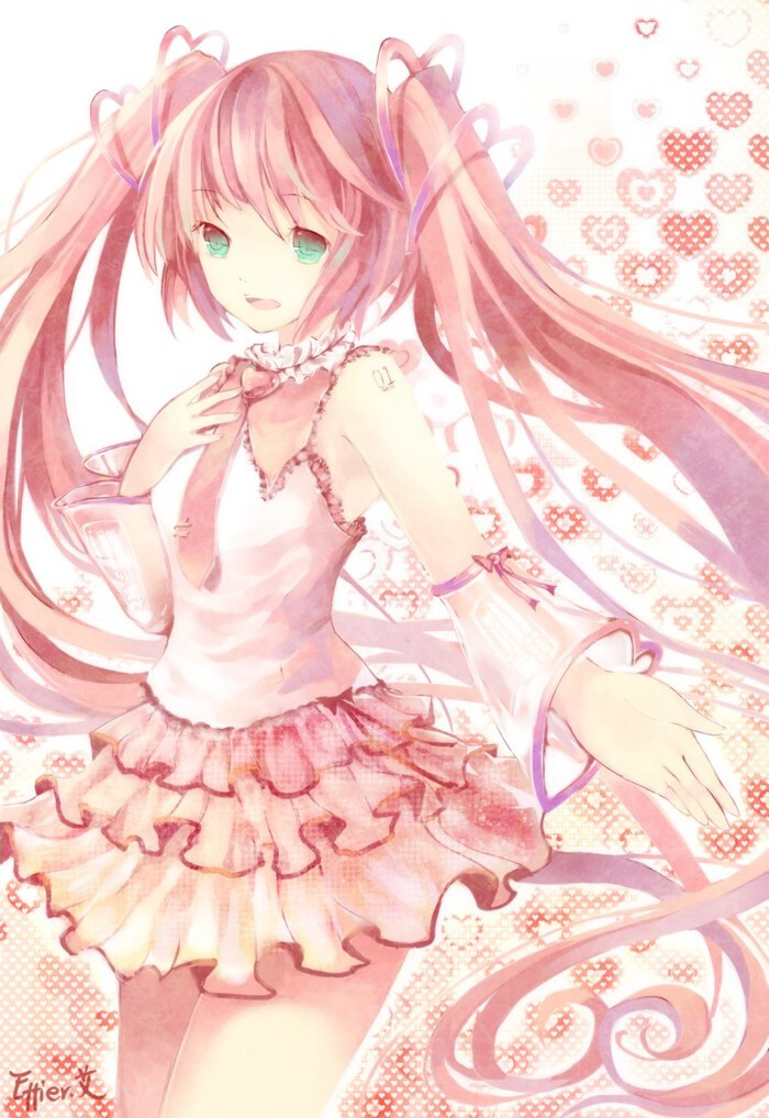 萌萌哒 小清新 可爱 樱初音