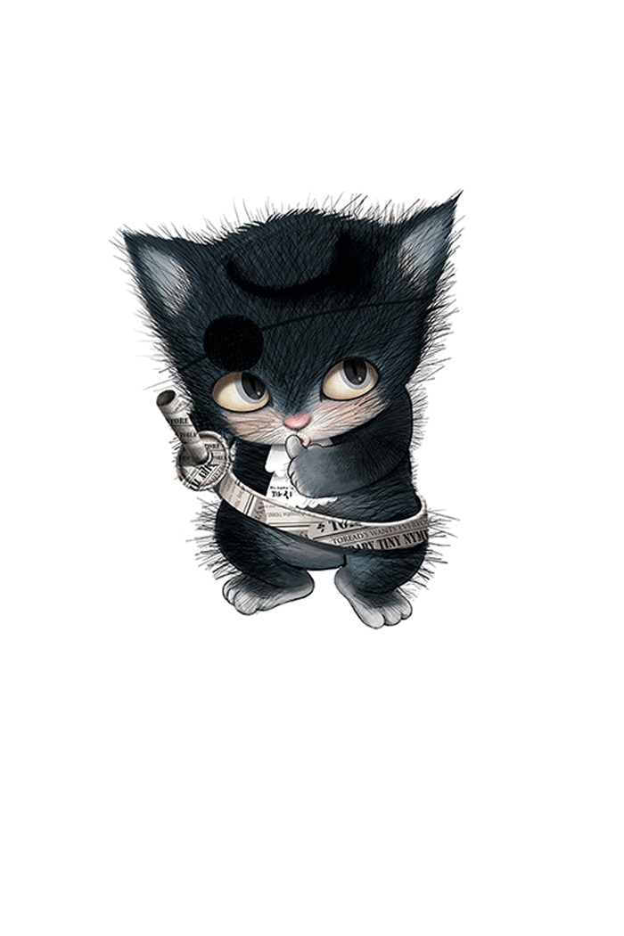 森林精灵 萌猫咪kkasi 壁纸
