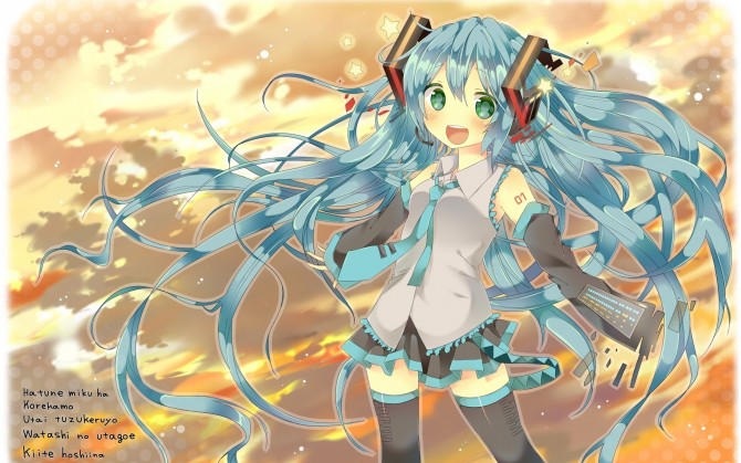 初音未来动漫人物高清壁纸