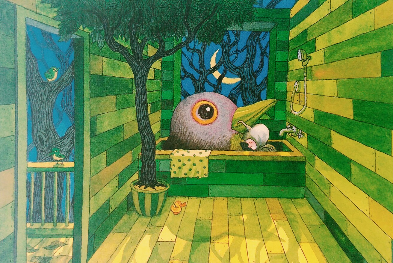 几米^ 插画* 漫画" 壁纸° 小鸟, 精灵. 森林: 童话