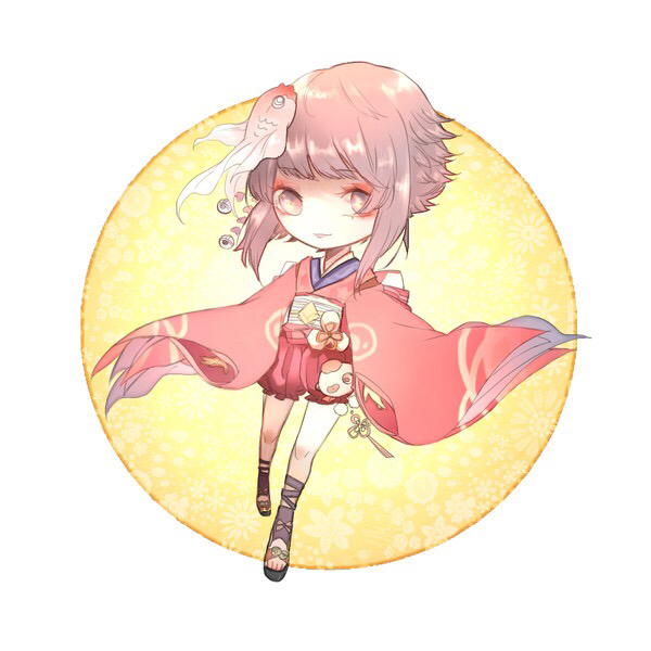 阴阳师 神乐 q版 萌