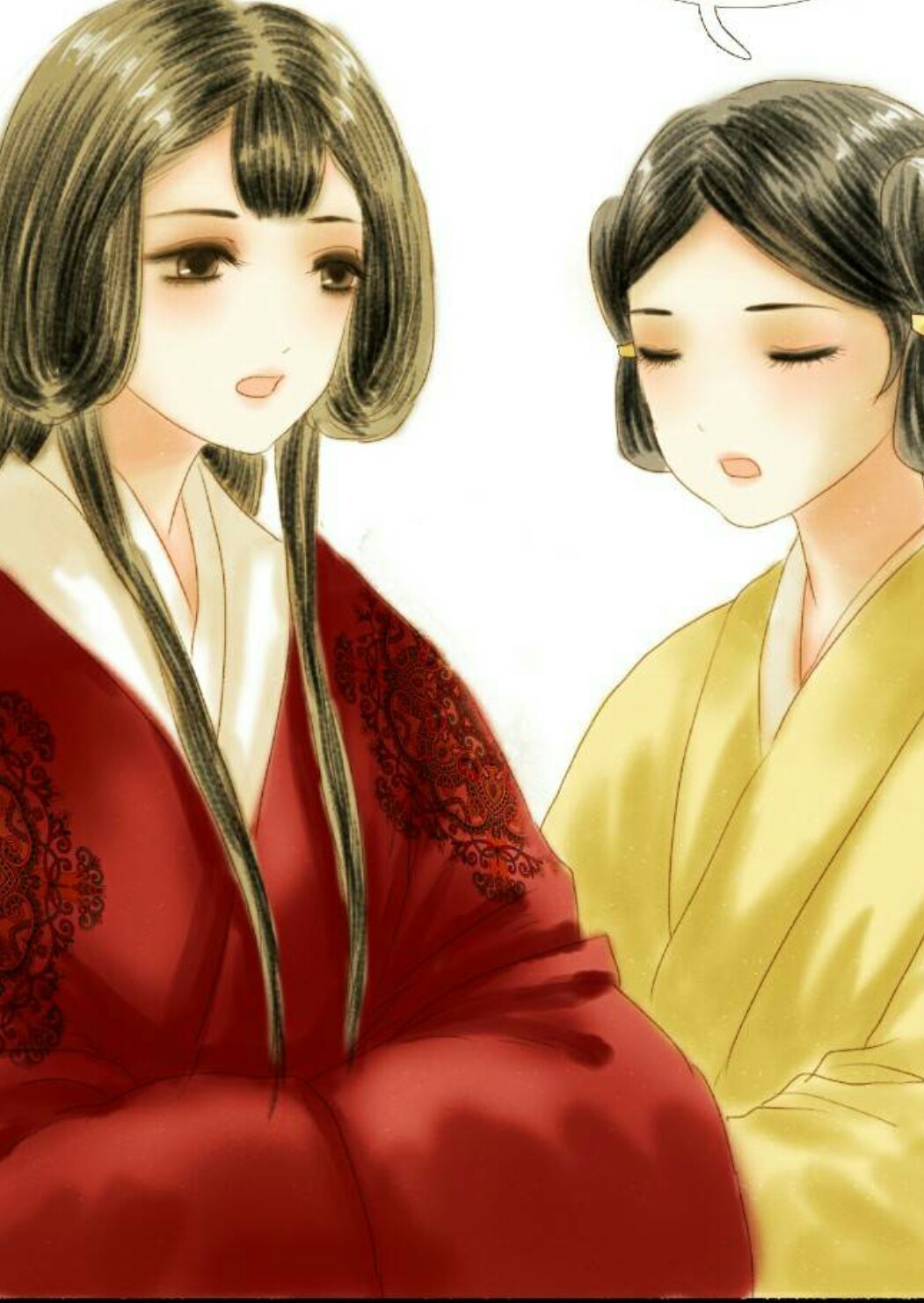 繁华褪尽 漫画 穿越 古风 宫斗 爱情 绘画 插图