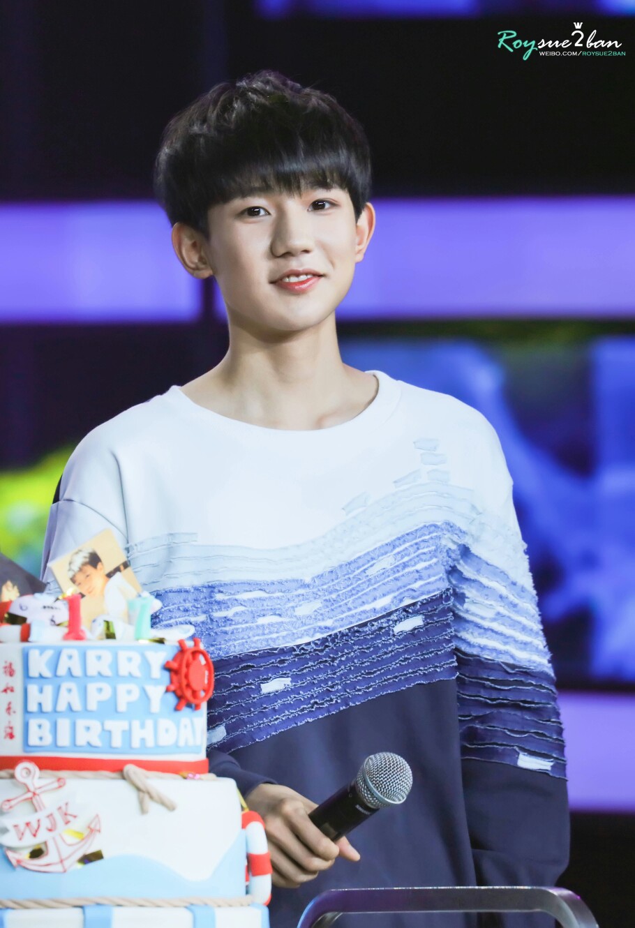 王源#tfboys 0921王俊凯生日会 高清 可爱