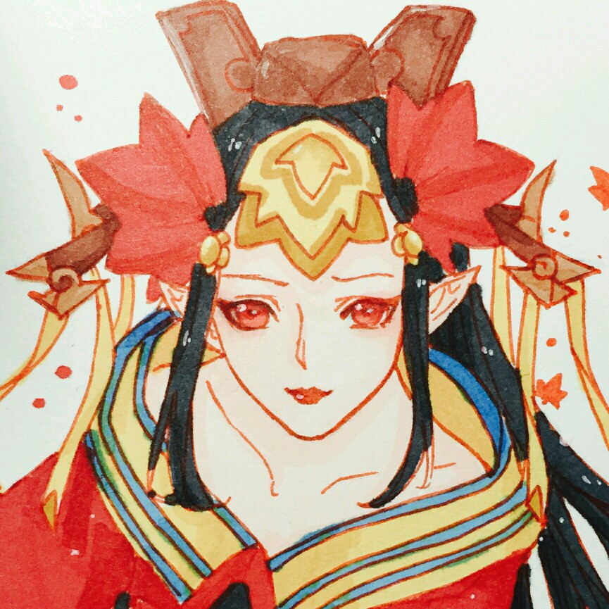 阴阳师#红叶女鬼