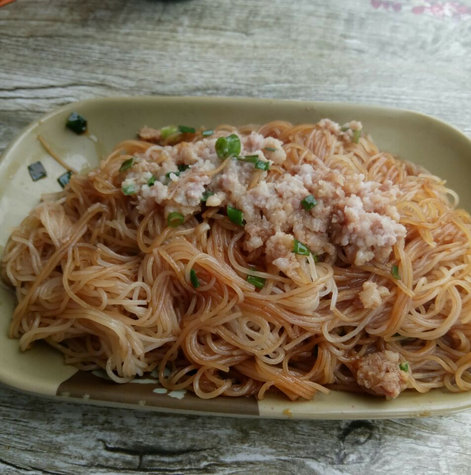 碎肉蒸粉