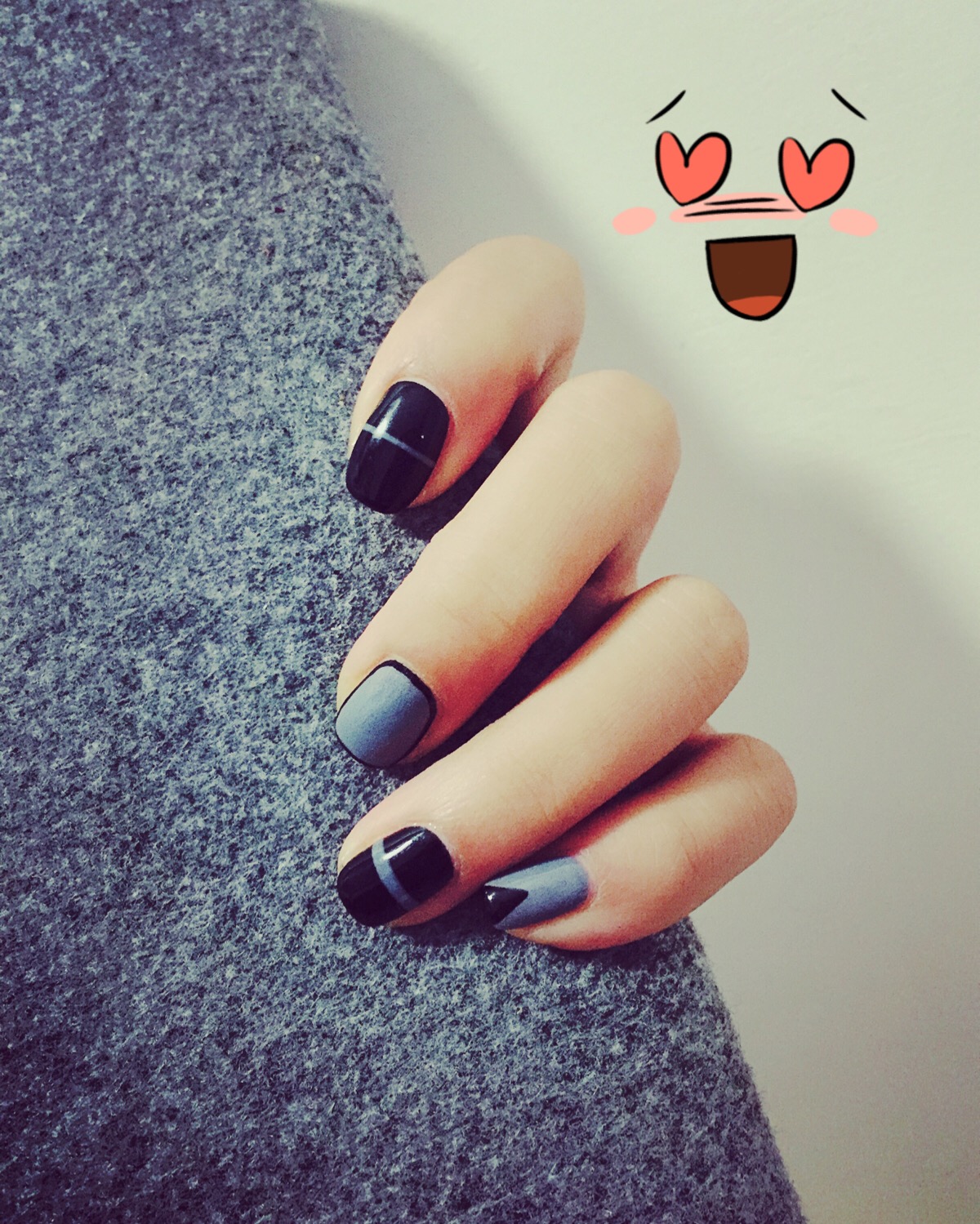 冷色系指甲